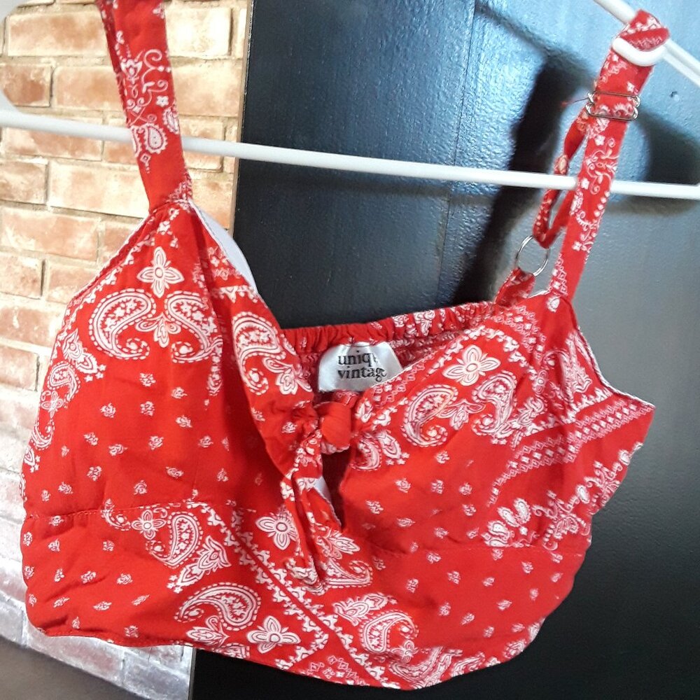 Bandana Crop Top (size S/4)